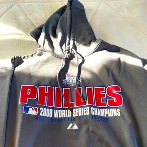 Majestic Phillies 2008 World Series hoodie